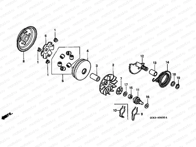 E-6 DRIVE FRONT / DRIVE SHAFT