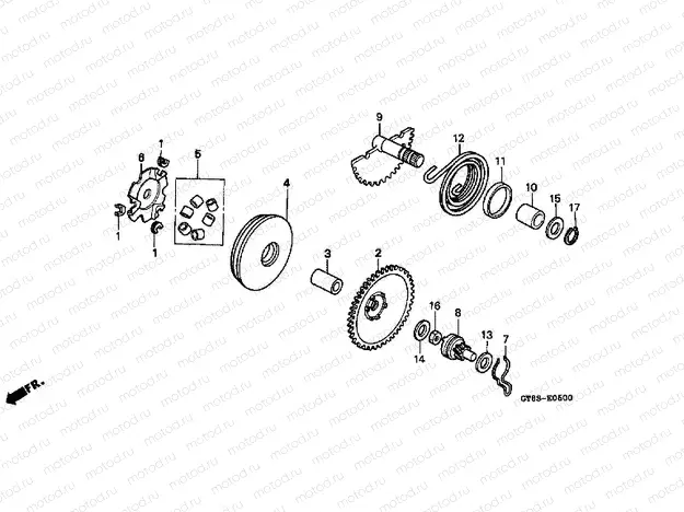 E-6 DRIVE FRONT / IMPACT STRUCTURE AXLE