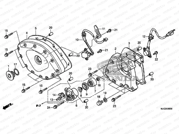 E-6 FRONT COVER / GEARBOX