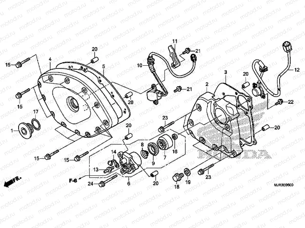 E-6 FRONT COVER / GEARBOX