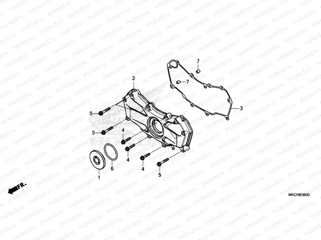 E-6 FRONT ENGINE COVER