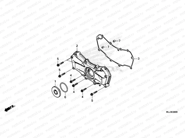 E-6 FRONT ENGINE COVER