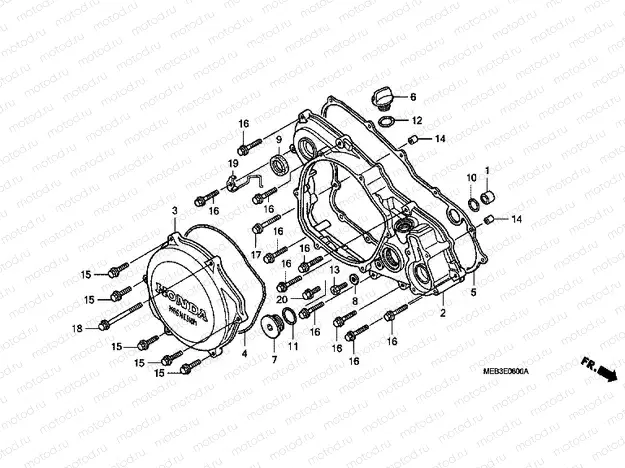 E-6 J. CRANKSHAFT COVER