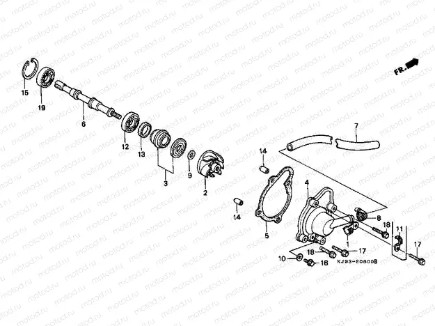 E-6 WATER PUMP