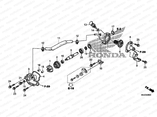 E-6 WATER PUMP