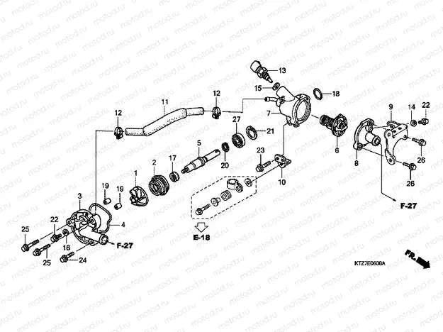 E-6 WATER PUMP