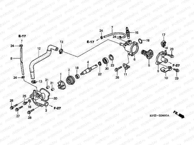E-6 WATER PUMP
