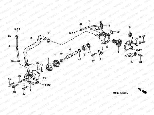 E-6 WATER PUMP