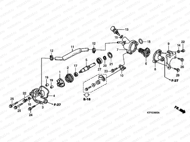 E-6 WATER PUMP