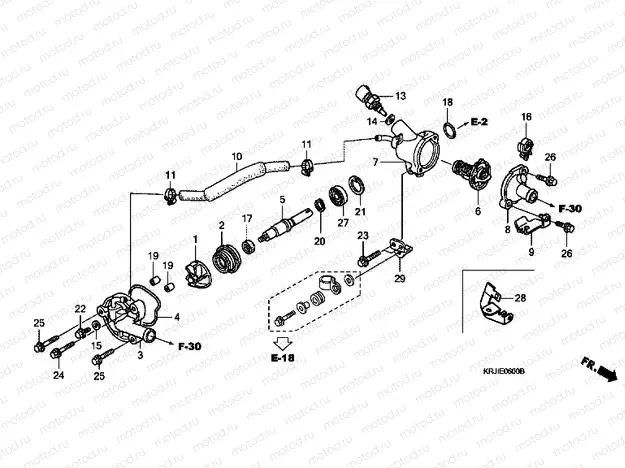 E-6 WATER PUMP