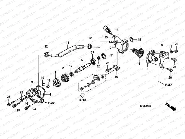E-6 WATER PUMP