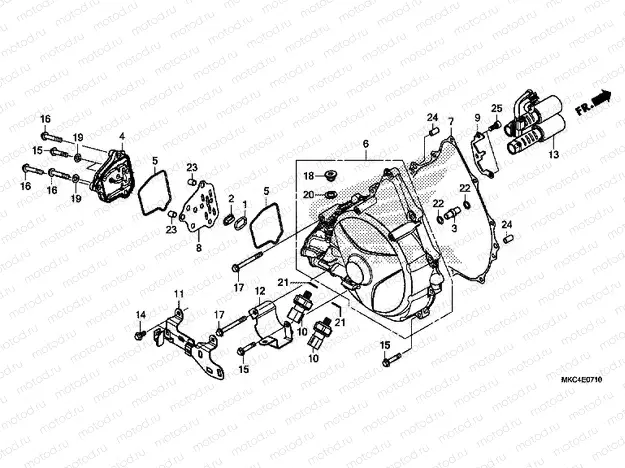 E-7-10 CLUTCH COVER (DCT)