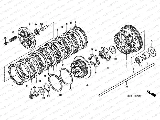 E-7 CLUTCH