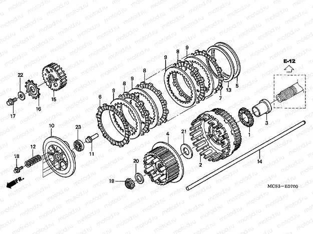 E-7 CLUTCH
