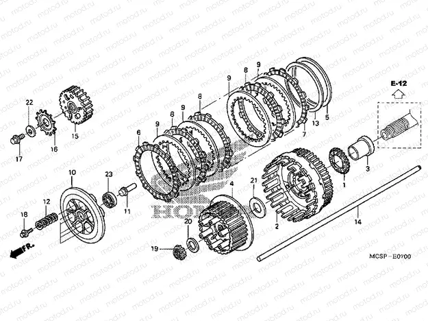 E-7 CLUTCH