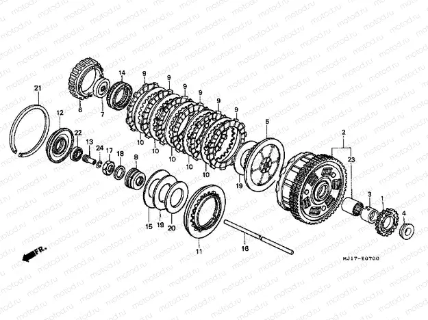 E-7 CLUTCH