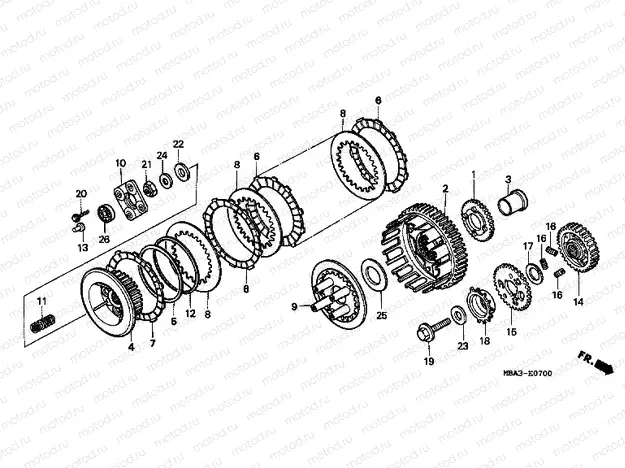 E-7 CLUTCH