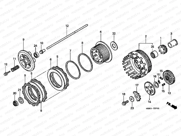 E-7 CLUTCH