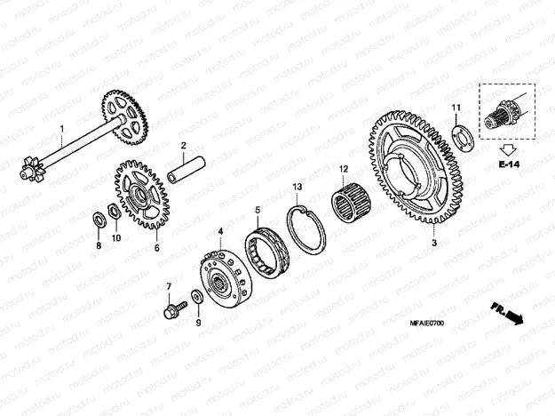 E-7 CLUTCH COUPLING START