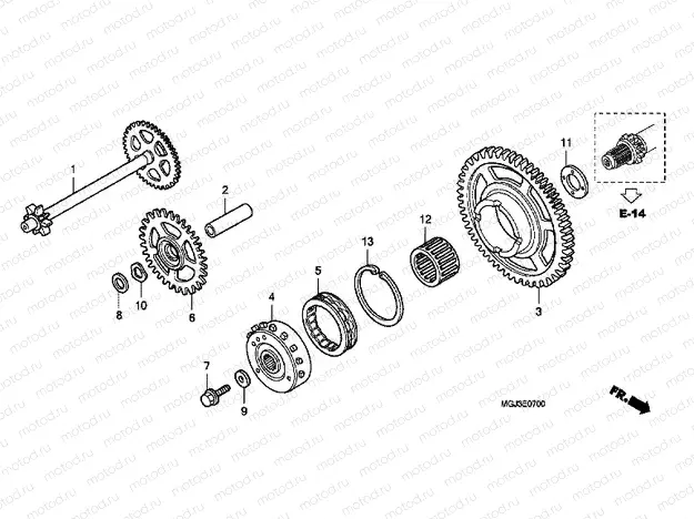 E-7 CLUTCH COUPLING START