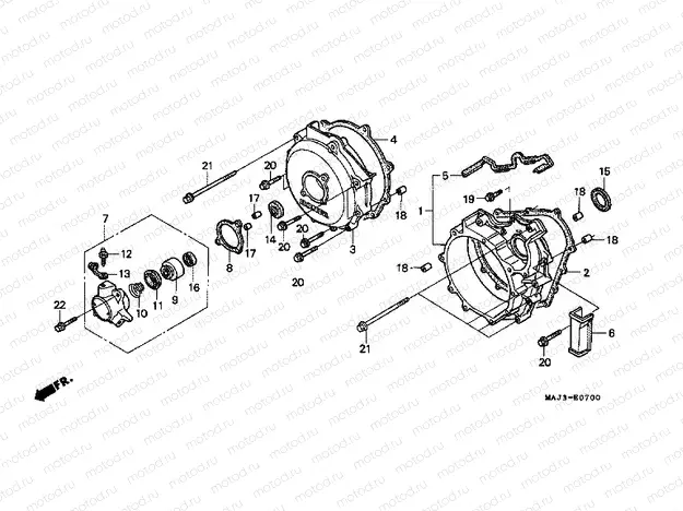 E-7 CLUTCH COVER