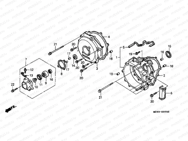 E-7 CLUTCH COVER