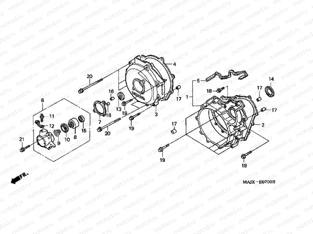 E-7 CLUTCH COVER