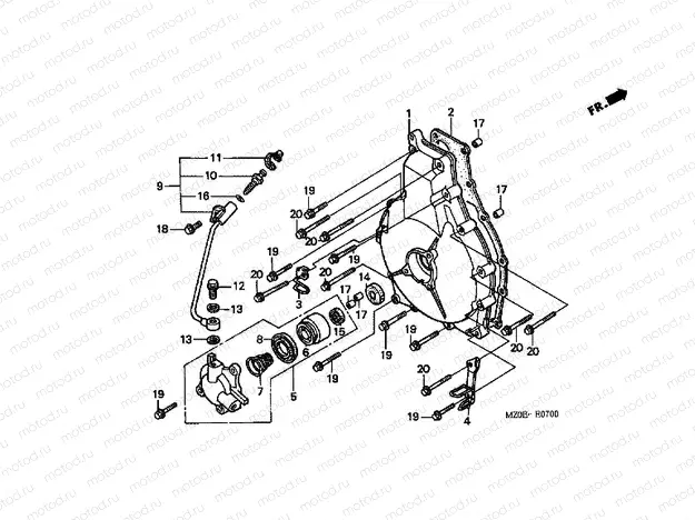 E-7 CLUTCH COVER