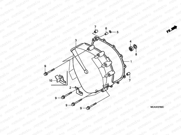 E-7 CLUTCH COVER