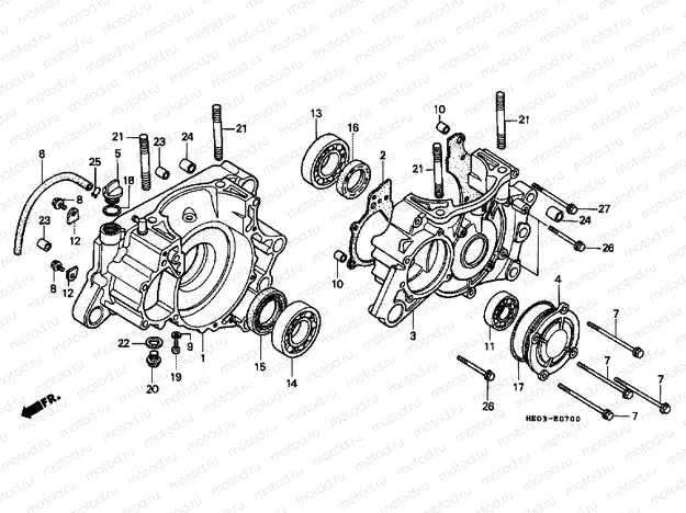 E-7 CRANKSHAFT