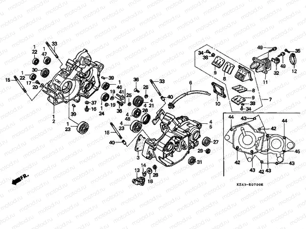 E-7 CRANKSHAFT