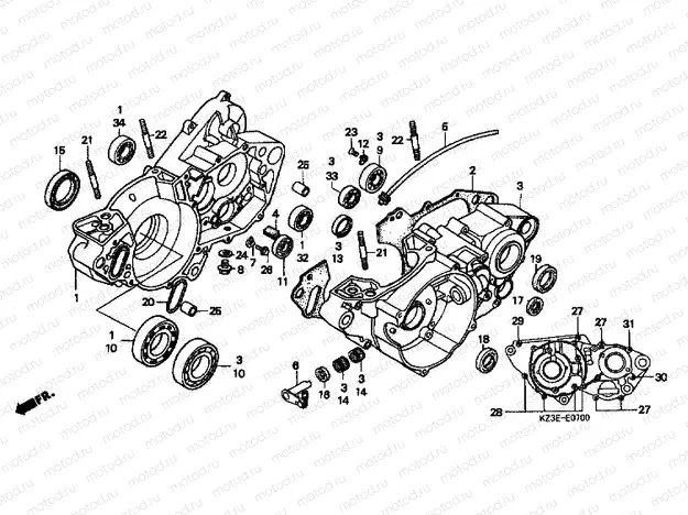 E-7 CRANKSHAFT