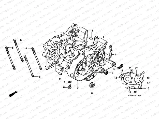 E-7 CRANKSHAFT