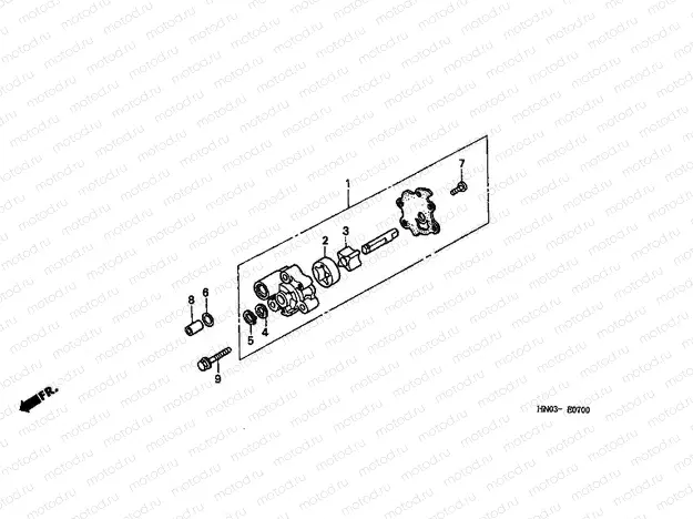 E-7 OIL PUMP