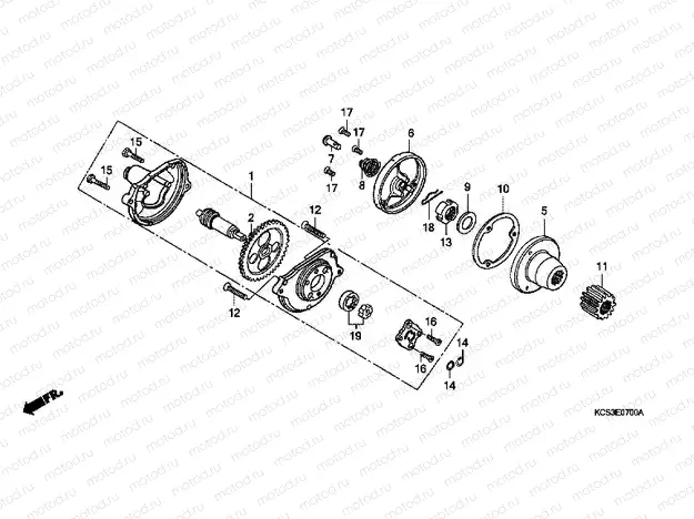 E-7 OIL PUMP