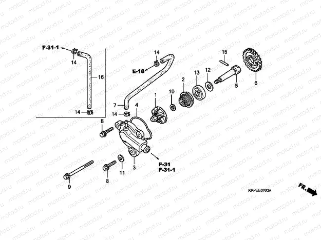 E-7 WATER PUMP