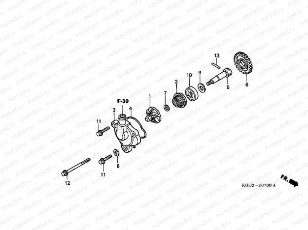 E-7 WATER PUMP