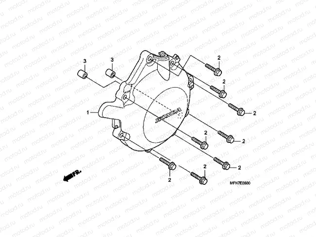 E-8 A.C. GENERATOR COVER