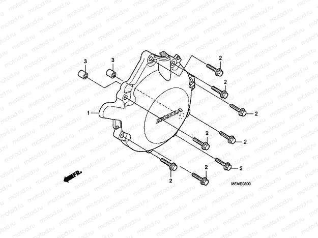 E-8 A.C. GENERATOR COVER