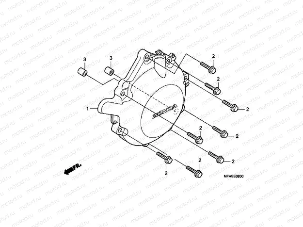 E-8 A.C. GENERATOR COVER