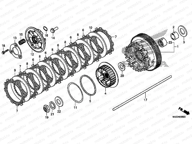 E-8 CLUTCH