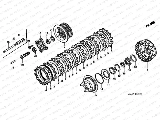 E-8 CLUTCH