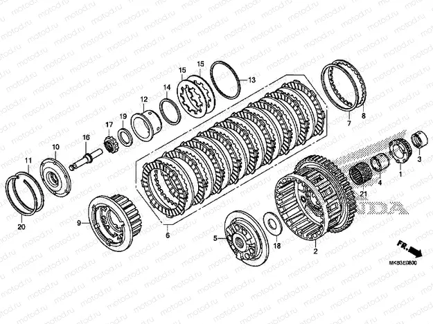 E-8 CLUTCH