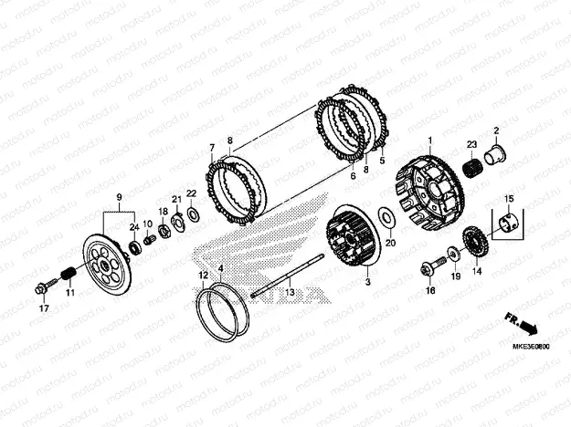 E-8 CLUTCH