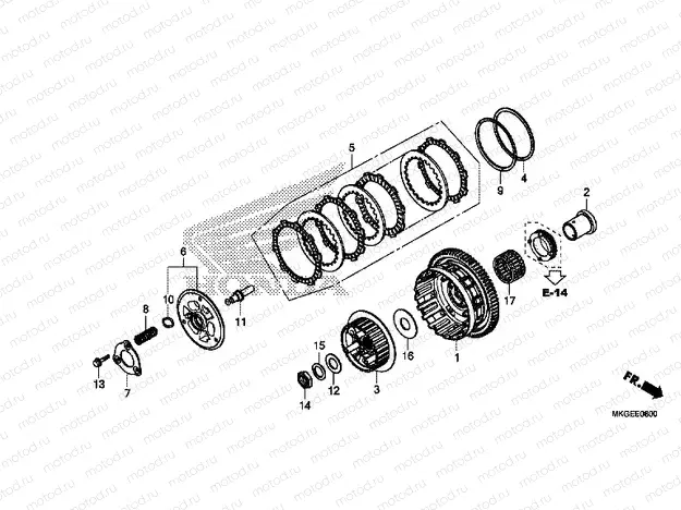 E-8 CLUTCH