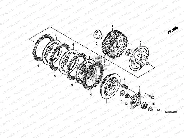 E-8 CLUTCH