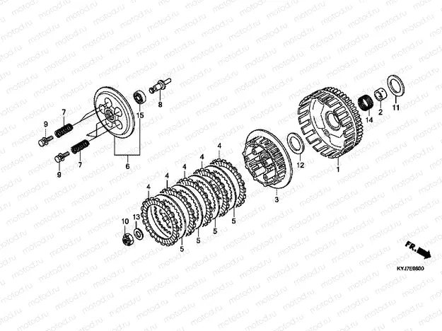 E-8 CLUTCH