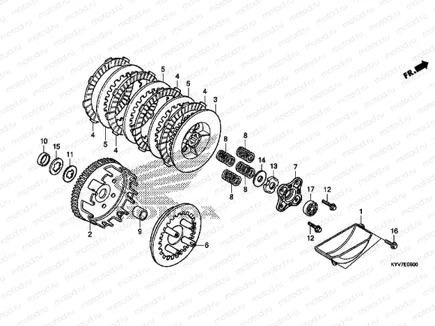 E-8 CLUTCH