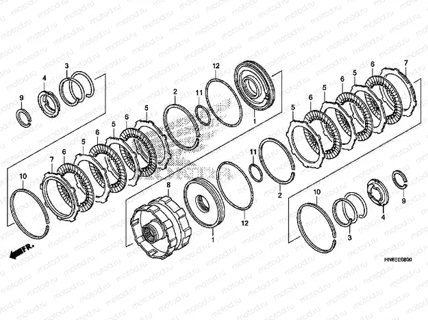 E-8 CLUTCH (2-3)