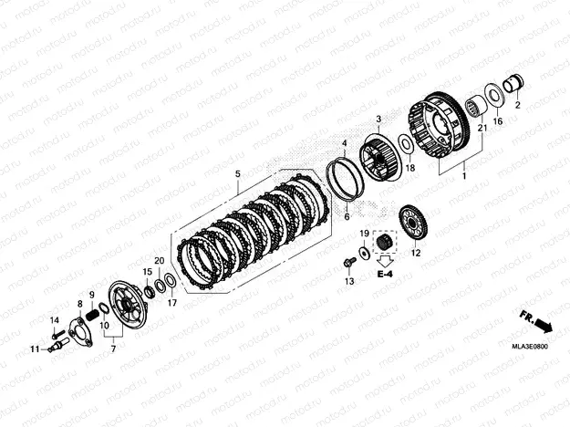 E-8 CLUTCH (CMX1100A/A2)
